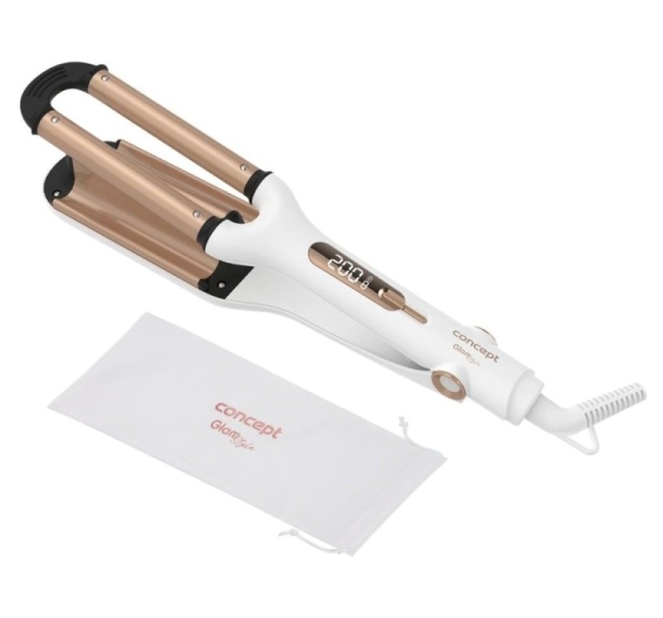 Concept KT2140 Hair styling device – waver gold, white