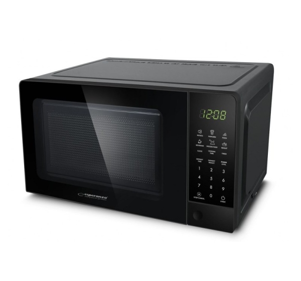 Esperanza EKO009 microwave Black Solo microwave Countertop 20 L 700 W