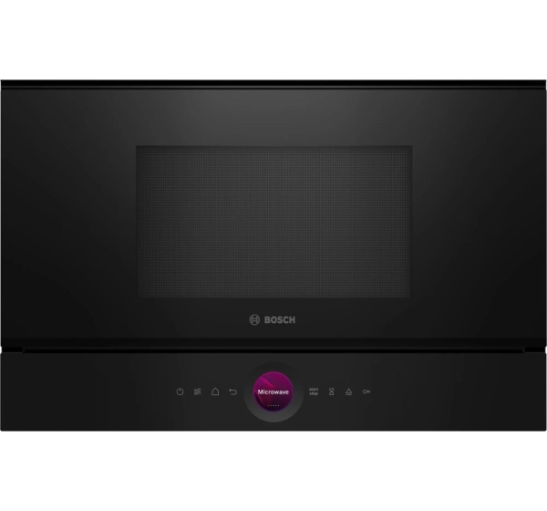 Bosch Serie 8 BFR7221B1 microwave Black Solo microwave Built-in 21 L 900 W