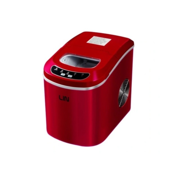Portable ice cube maker LIN ICE PRO-R12 red