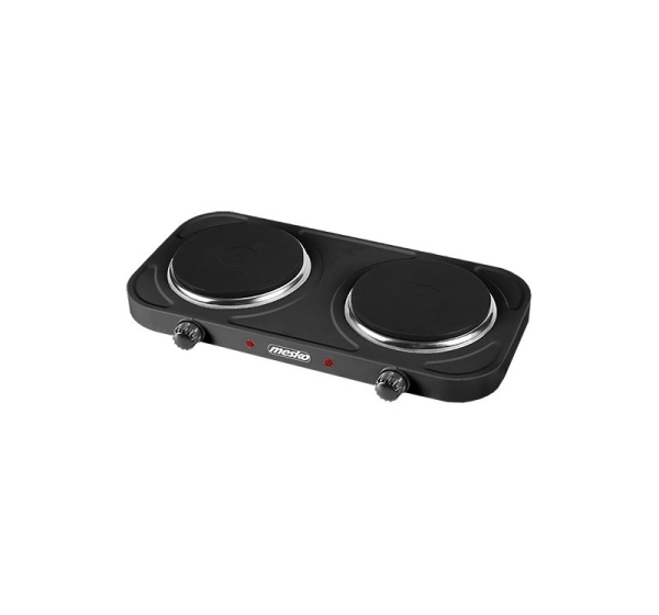 Mesko Home MS 6509 hob Black Countertop Sealed plate 2 zone(s)