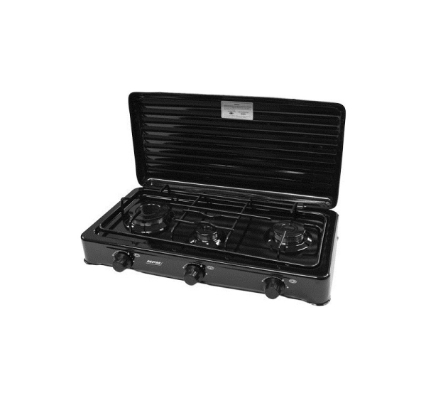 MPM SMILE-KN-03/1KB hob Black Countertop 60 cm Gas 3 zone(s)
