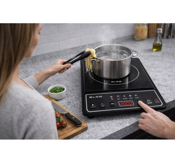 Induction cooker, single-burner, adjustable hob, 2000W, BLOW