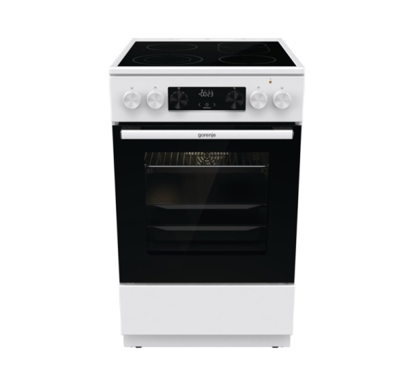 Gorenje GECS5C70WA cooker Freestanding cooker Coil hob White A