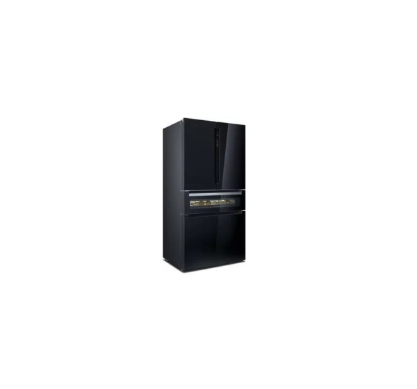 Siemens KF96RSBEA side-by-side refrigerator Freestanding 572 L Black