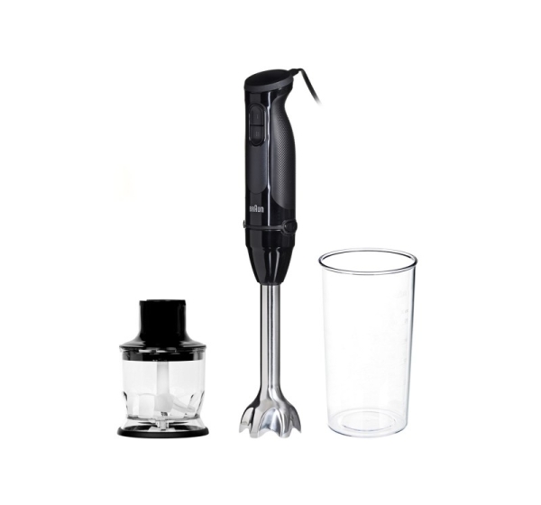 Braun MultiQuick 3 MQ30201M 0.6 L Immersion blender 900 W Black, Satin steel
