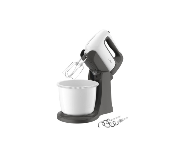 Tefal Prep'Mix+ HT4641 Stand mixer 500 W Grey, White