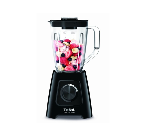 Tefal BlendForce II BL4208 blender 1.25 L Tabletop blender 600 W Black
