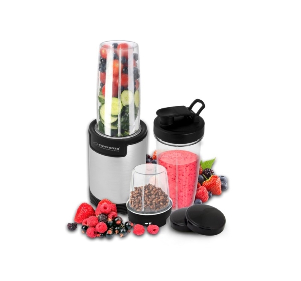 Esperanza EKM030 Nutri blender / Personal blender 9in1 900W Silver