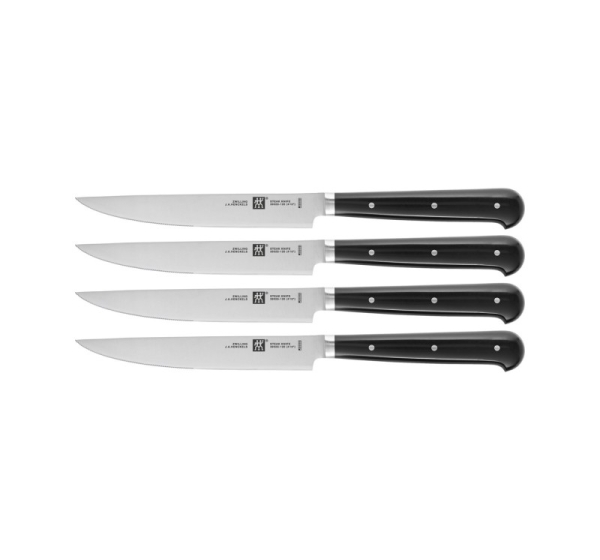 Set of 4 serrated Zwilling steak knives - 12 cm