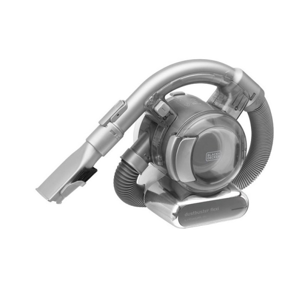 Black & Decker PD1820LF handheld vacuum Black, Chrome Bagless