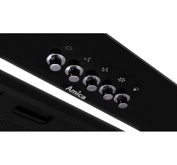 Amica OMP6255BG Built-in cooker hood black 389 m³/h