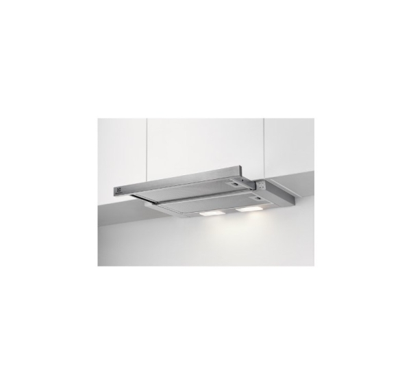 Electrolux LFP326S cooker hood Semi built-in (pull out) Grey 410 m³/h C