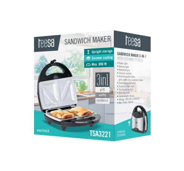 Teesa sandwich maker 3in1 Ceramic pads