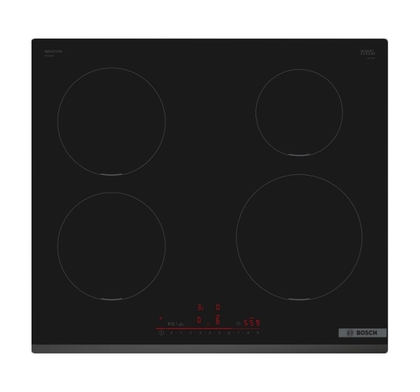Bosch Serie 6 PIE631HB1E 60 cm 4-zone black built-in induction hob