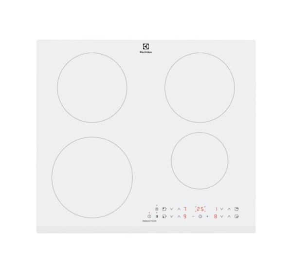 Electrolux LIR60430BW White Built-in 60 cm Zone induction hob 4 zone(s)