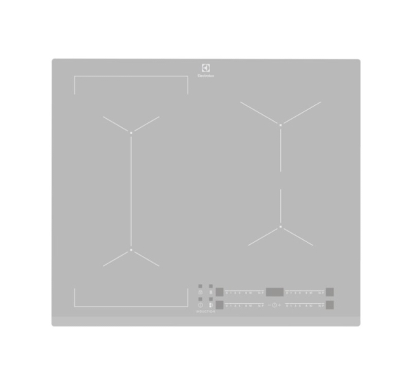 Electrolux EIV63440BS Silver Built-in Zone induction hob 4 zone(s)