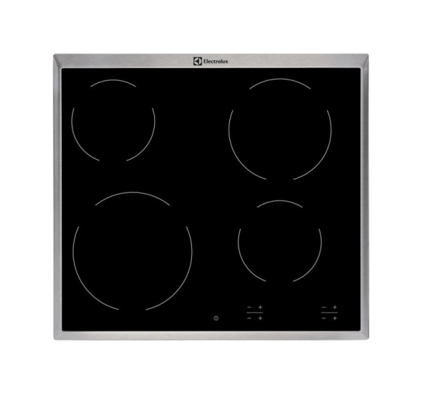 Electrolux EHF16240XK hob Black Built-in Zone Ceramic hob 4 zone(s)