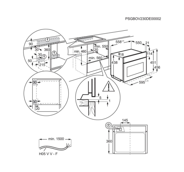 ELECTROLUX LVL8E09Z oven