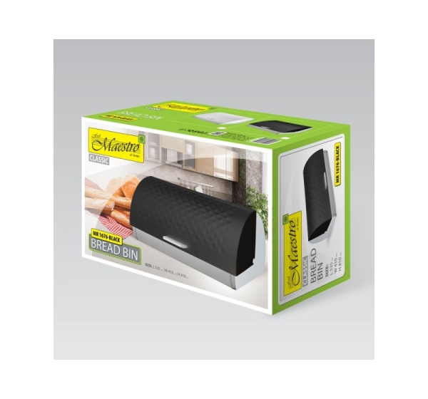 Maestro breadbox black MR-1676