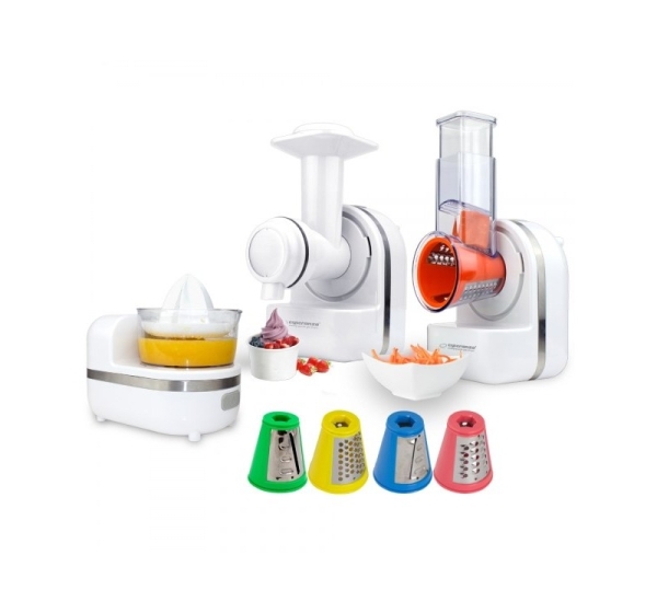 Esperanza EKM027 electric grater/spiralizer Plastic White