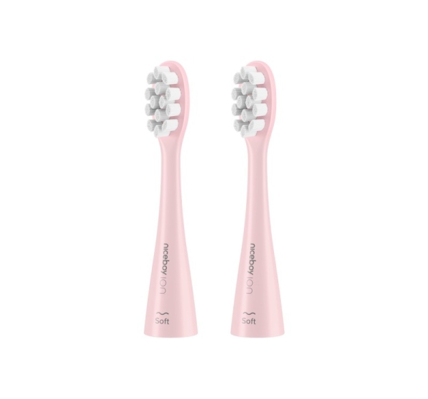 Niceboy SONICPINK toothbrush head 2 pc(s) Pink