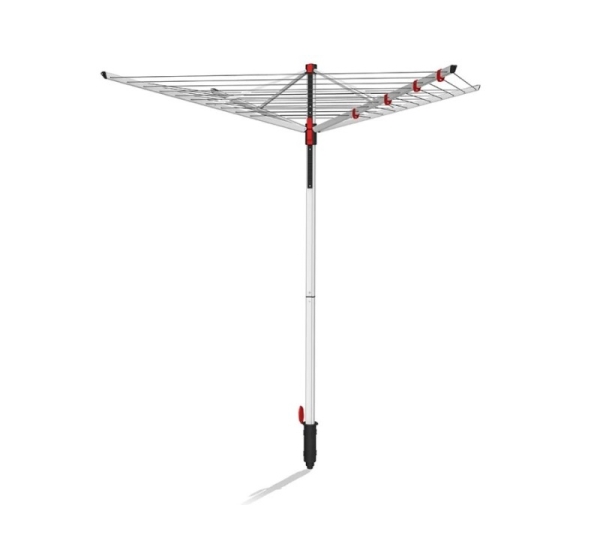 Outdoor Clothes Drying Rack Vileda Sun Lift Compact 168250 Black, White Aluminium 40 m