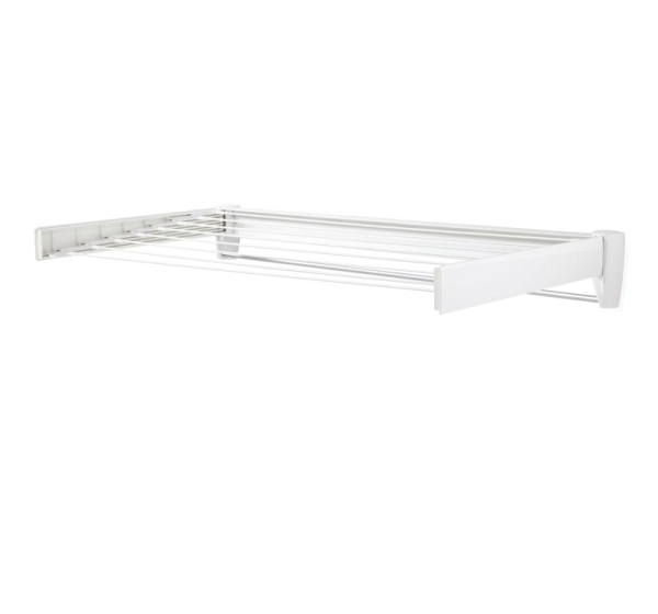 Leifheit 83100 laundry drying rack/line Wall-mounted rack White