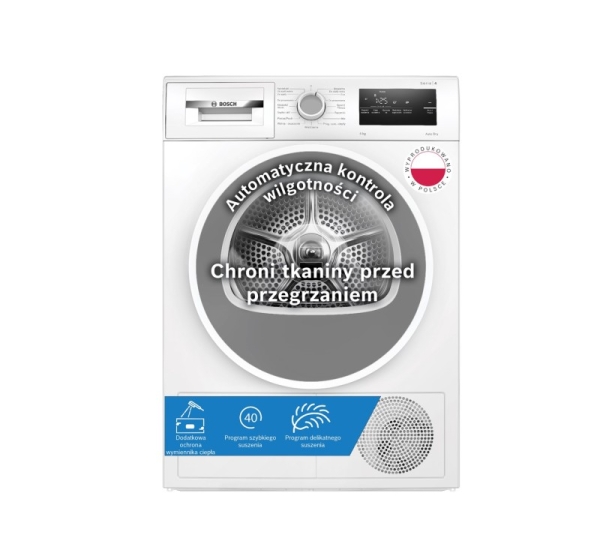 BOSCH WTH86277PL Heat pump clothes dryer 8kg White