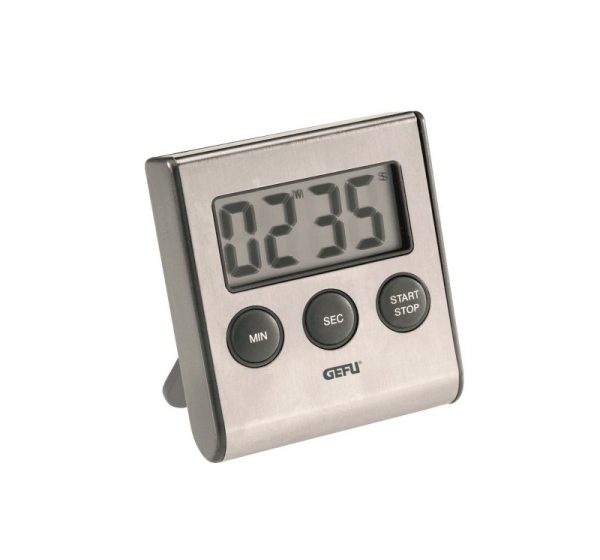 GEFU CONTARE Digital kitchen timer Black, Stainless steel