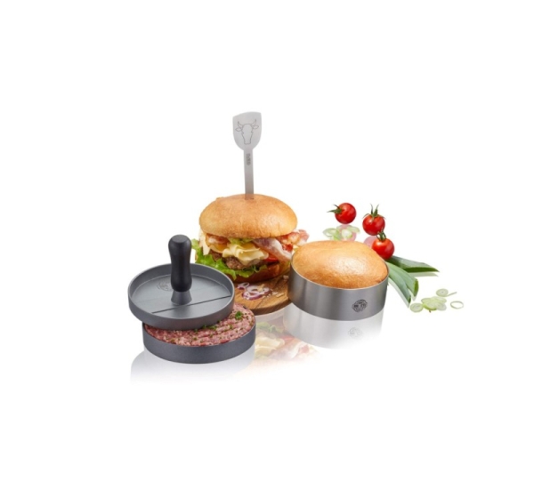 GEFU BBQ G-89494 - 3-piece burger set