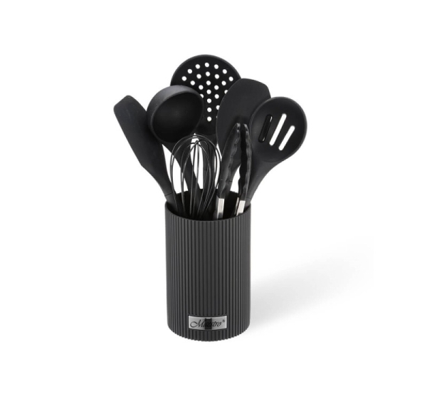 Kitchen utensils MAESTRO MR-1542-BLACK 8 elements Black