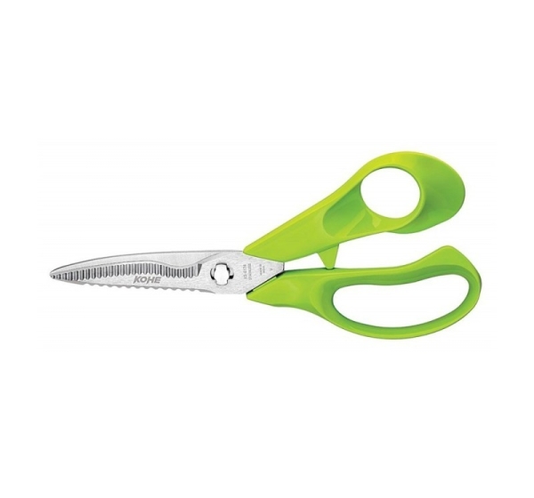 KOHE 5-in-1 multifunctional kitchen scissors, lime green
