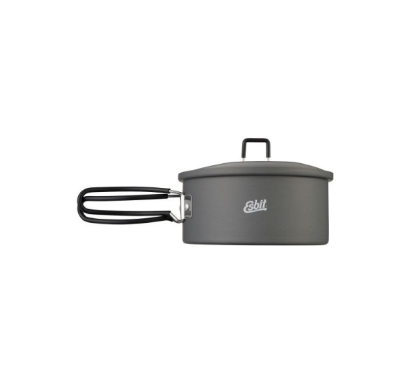 ESBIT PT1100HA camping cookware Pot 1.1 L Aluminium, Black