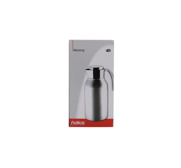 Helios Edelstahl-Isolierkanne Meeting 1,5 l