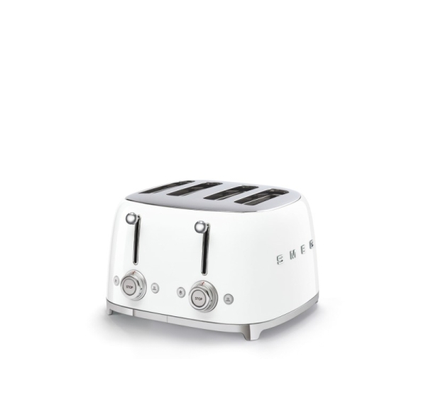 Toaster Smeg for 4 slices, white
