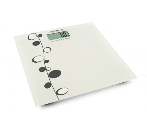 Esperanza EBS005 personal scale Rectangle White Electronic personal scale