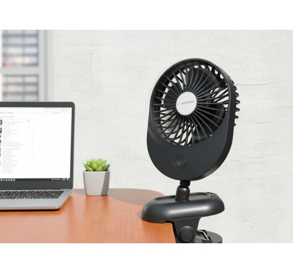 Esperanza EHF103K, Compact USB Fan, BLACK