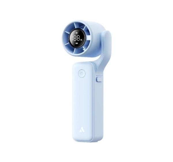 AECOOLY Halo 04 ICING Foldable Handheld Fan with Cooling Plate, White