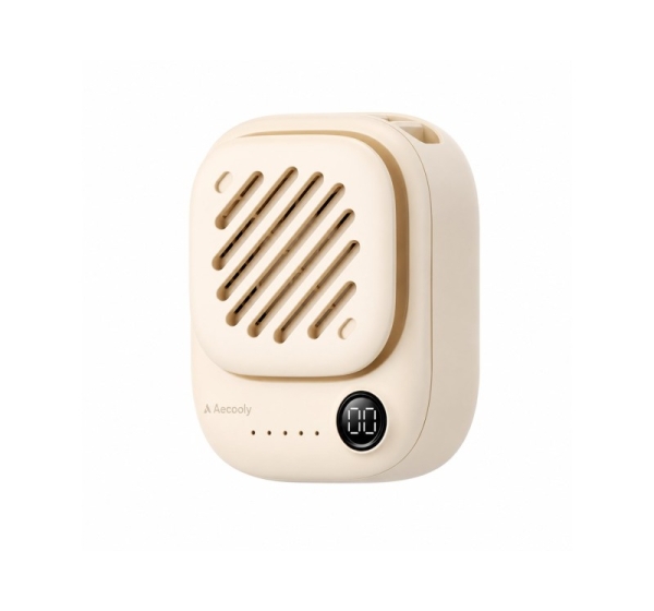 AECOOLY CLICK 01 Mini Portable Neck Fan, Beige
