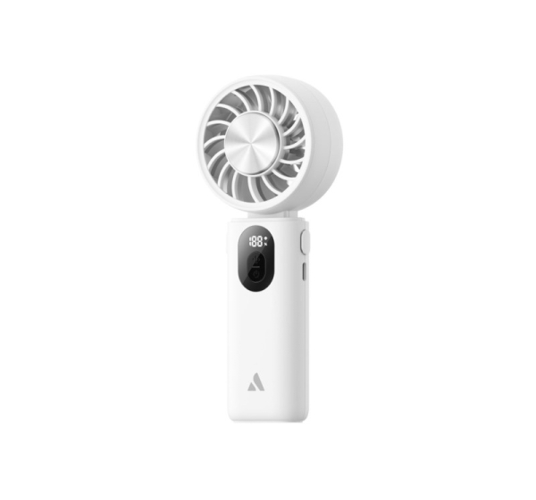 AECOOLY Halo 04 ICING Foldable Handheld Fan with Cooling Plate, White