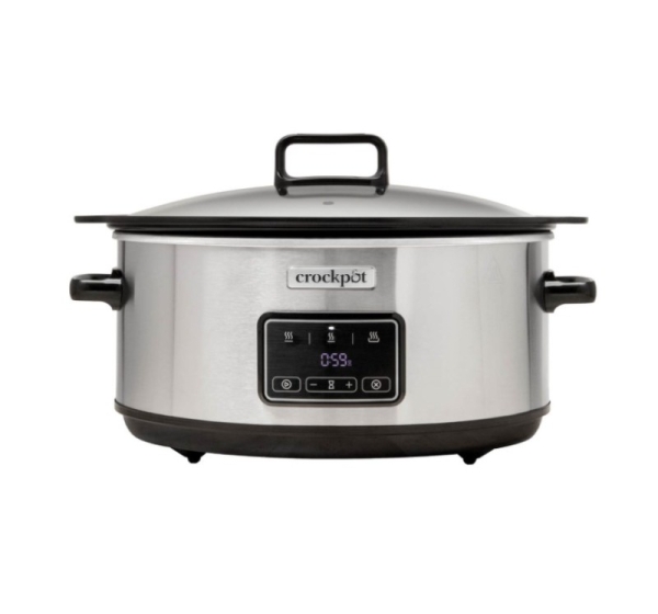 Crock-Pot CSC112X 6.5-litre slow cooker (silver)