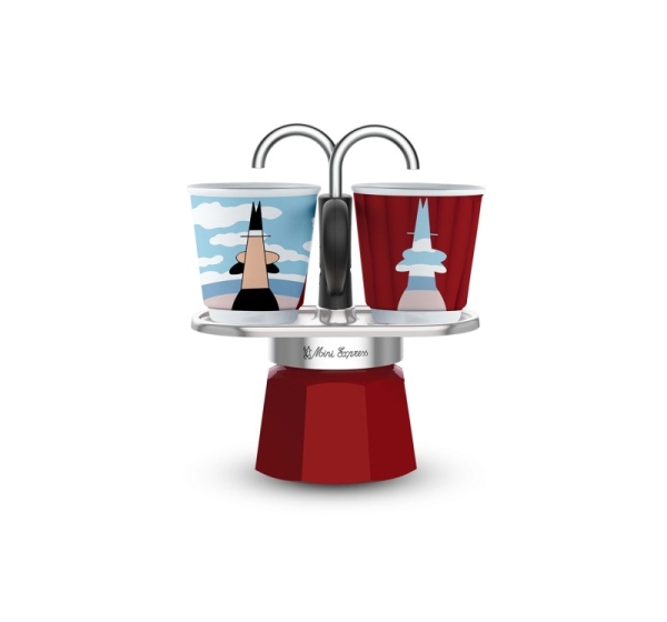 Coffee set Bialetti Mini Express Magritte