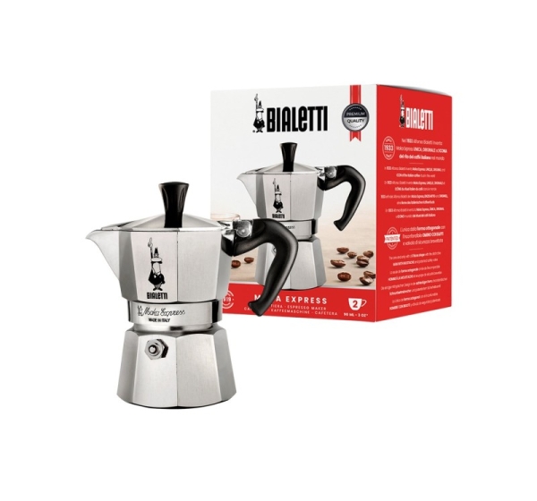 Bialetti Moka Express Moka pot Aluminium, Black