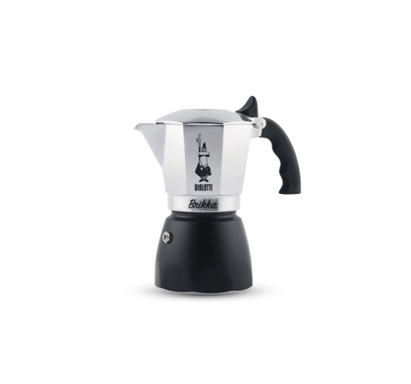 Bialetti Brikka Moka pot 0.17 L Black, Stainless steel