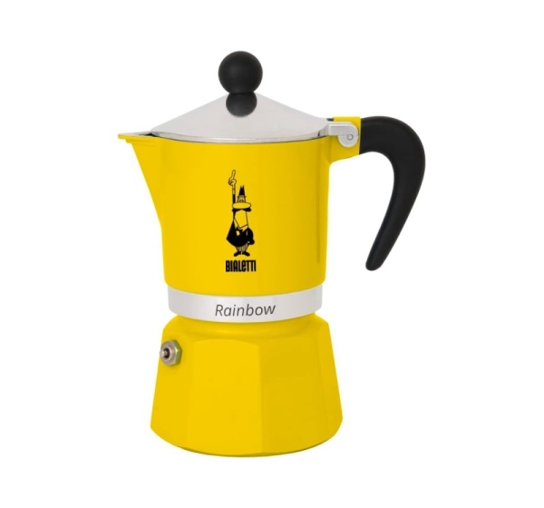 Coffee maker BIALETTI RAINBOW 6TZ 300 ml Yellow