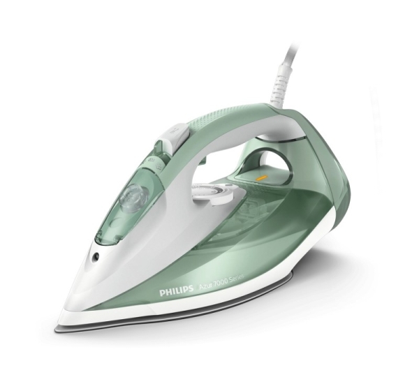 Philips 7000 series DST7012/70 iron Steam iron SteamGlide Plus soleplate 2600 W Green, Grey