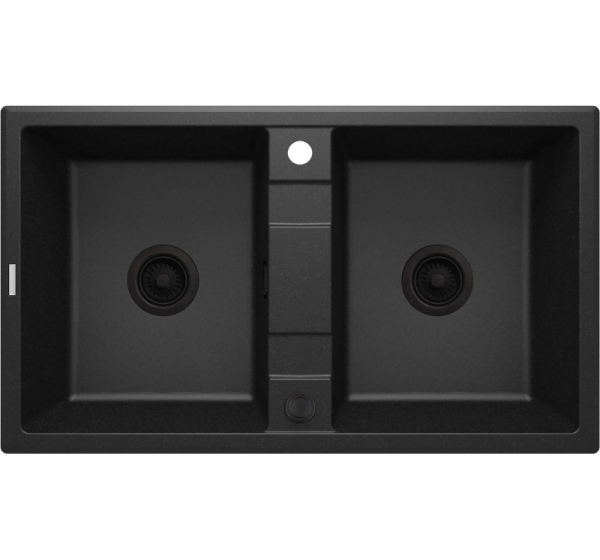 2-bowl granite sink