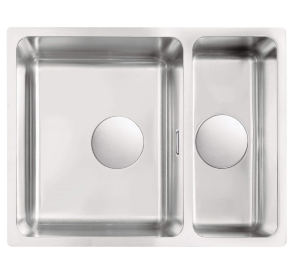 1.5-bowl undermount steel sink