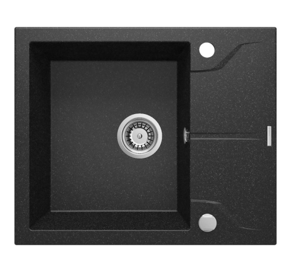 1-bowl granite sink with drainer